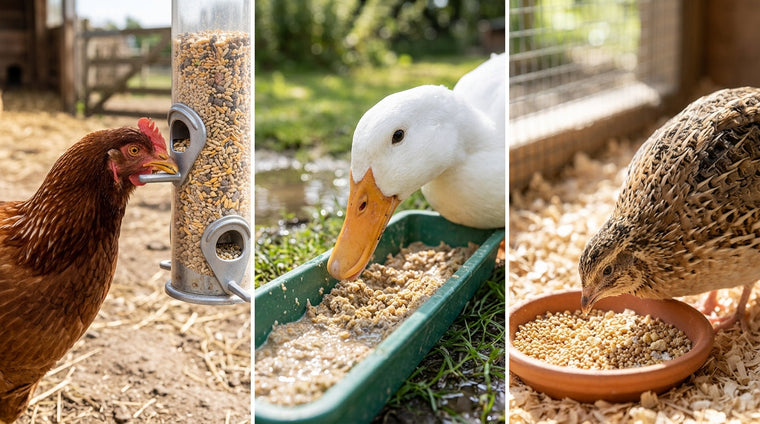 Choosing the Right Feeder for Chickens, Ducks &amp; Quail