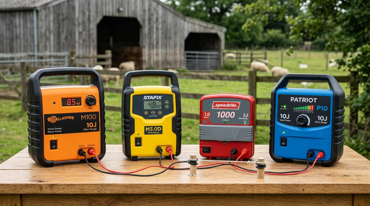 Electric Fence Energizer Brand Comparison: VetraPulse, Gallagher, Speedrite, Patriot, Zareba & Parmak