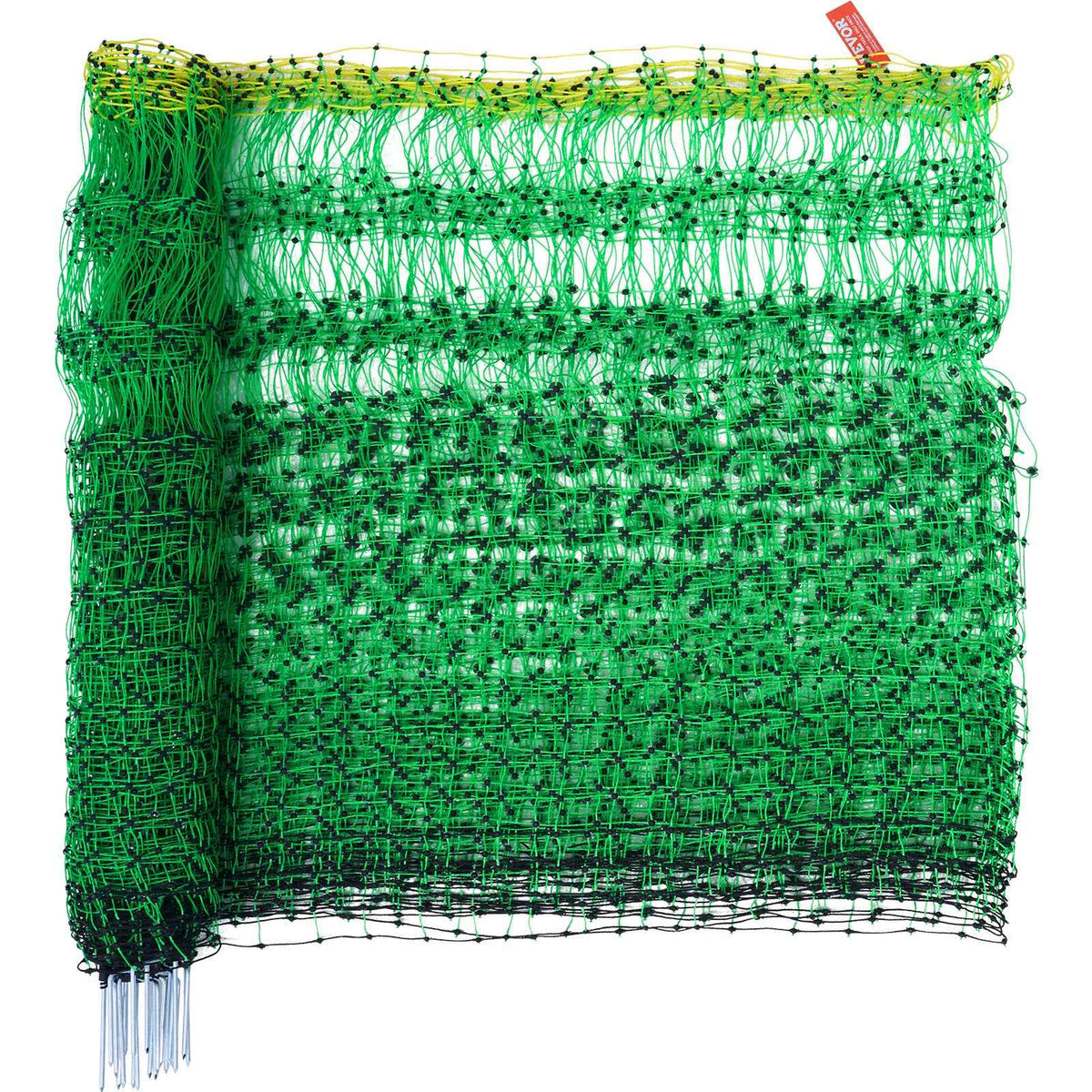 VetraPulse Electric Fence Netting, 48inH X 168in L, PE Net Fencing Kit With Posts & Double-Spiked Stakes, Utility Portable Mesh For Chickens, Ducks, Geese, Rabbits, Used In Backyards, Farms, And Ranches
