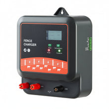Multi-Powered Electric Fence Charger, 2J/3J/5J, Electric Fence Energizer With Real-Time LED Display, 6.2 Miles Range, AC DC Powerful Fences Charger, Keep Out Wild Animals, For Livestock Poultry
