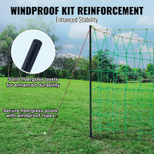 VetraPulse Electric Fence Netting, 42 H X 164L, PE Net Fencing With Posts & Double-Spiked Stakes, Utility Portable Mesh For Goats, Sheep, Lambs, Deer, Hogs, Dogs, Used In Backyards, Farms, And Ranches