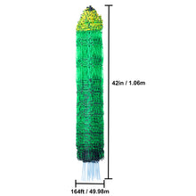 VetraPulse Electric Fence Netting, 42 H X 164L, PE Net Fencing With Posts & Double-Spiked Stakes, Utility Portable Mesh For Goats, Sheep, Lambs, Deer, Hogs, Dogs, Used In Backyards, Farms, And Ranches